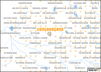 map of Kongahagama
