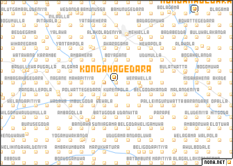 map of Kongahagedara