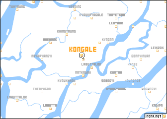 map of Kôngale