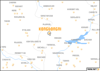 map of Kongdŏng-ni