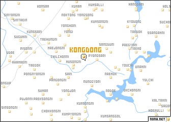 map of Kong-dong