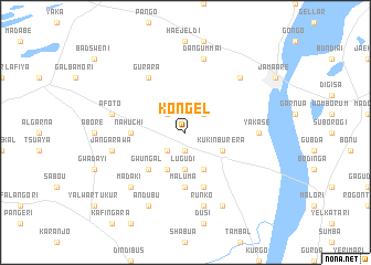 map of Kongel