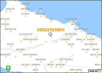 map of Kongensmark