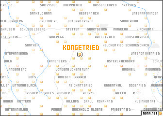 map of Köngetried