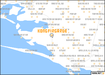 map of Køng Firgårde