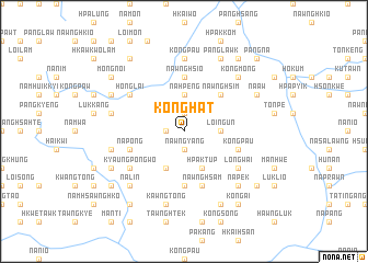 map of Könghat