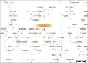 map of Kōnghkok