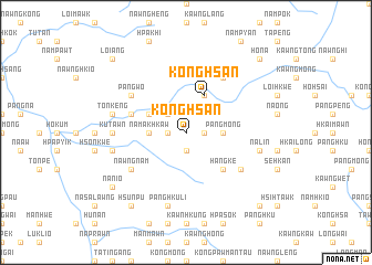 map of Könghsān