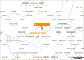 map of Könghsān