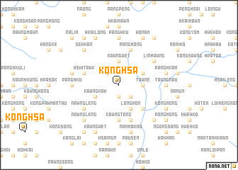 map of Konghsa