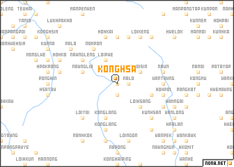 map of Konghsa