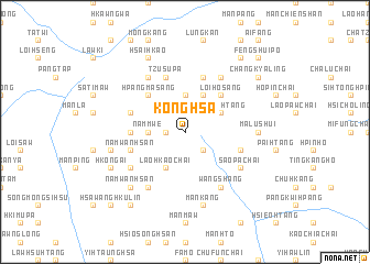 map of Konghsa