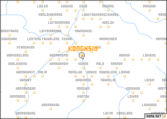 map of Konghsim