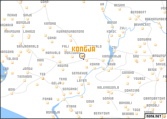 map of Kongja