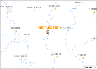 map of Kongjiatun