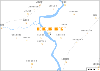 map of Kongjiaxiang