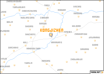 map of Kongjizhen