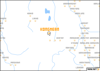 map of Kongme-an
