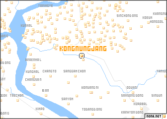 map of Kongnŭngjang