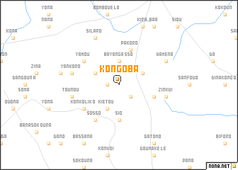 map of Kongoba