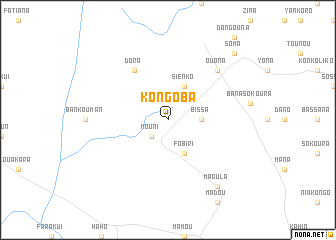 map of Kongoba