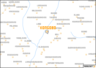 map of Kongobo