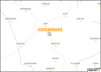 map of Kongohouro