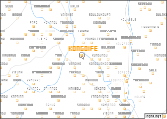 map of Kongoife