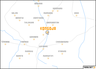 map of Kongoja