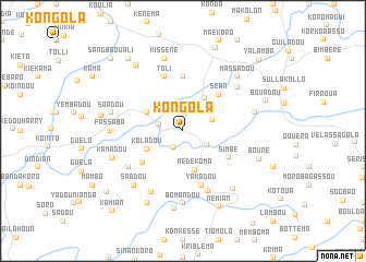 map of Kongola