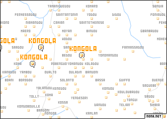 map of Kongola