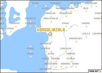 map of Kongoliazala