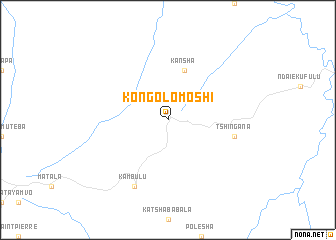 map of Kongolo-Moshi