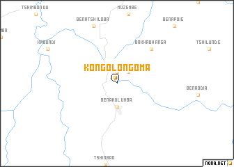 map of Kongolo-Ngoma