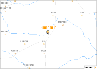 map of Kongolo