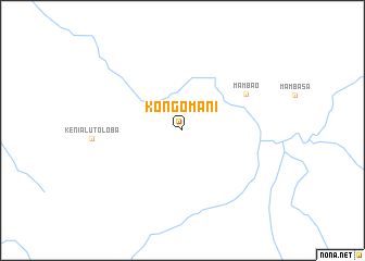 map of Kongomani