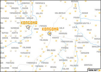 map of Kongoma