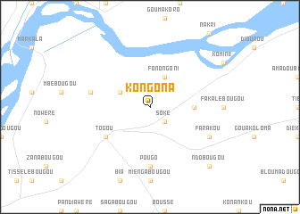 map of Kongona