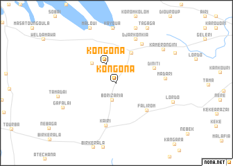 map of Kongona