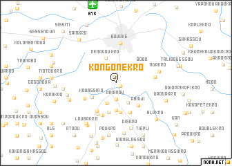 map of Kongonekro