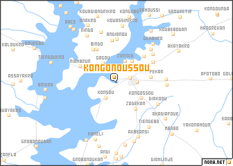 map of Kongonoussou