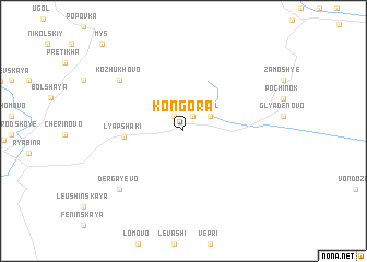 map of Kon\