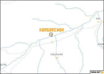 map of Kongorchok