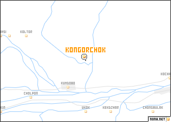 map of Kongorchok