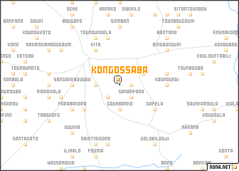 map of Kongossaba