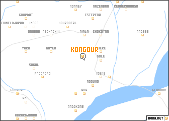 map of Kongour