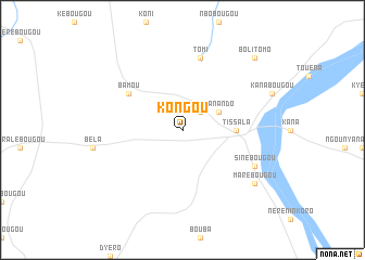 map of Kongou