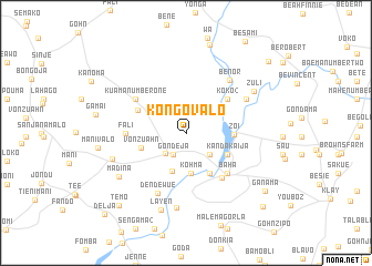 map of Kongovalo