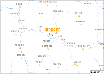 map of Kongren