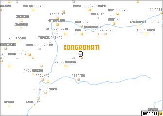 map of Kongromati